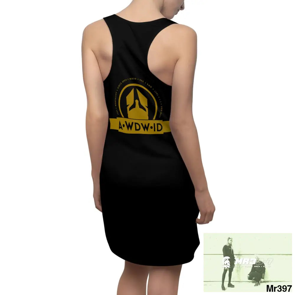 A1- Who Dares Wins ID Women’s Cut & Sew Racerback Dress (AOP) All Over Prints