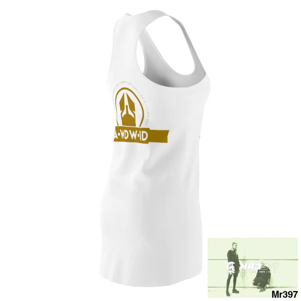 A1- Who Dares Wins ID Women’s Cut & Sew Racerback Dress (AOP) All Over Prints