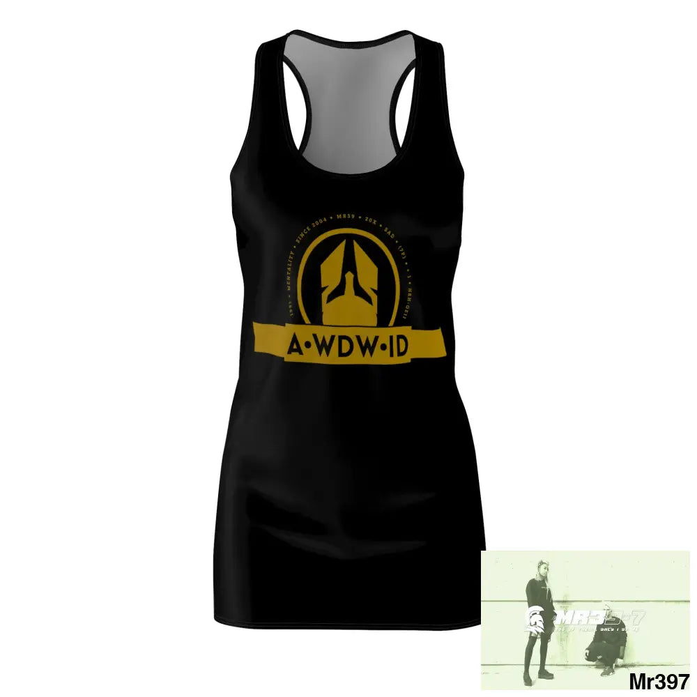 A1- Who Dares Wins ID Women’s Cut & Sew Racerback Dress (AOP) All Over Prints