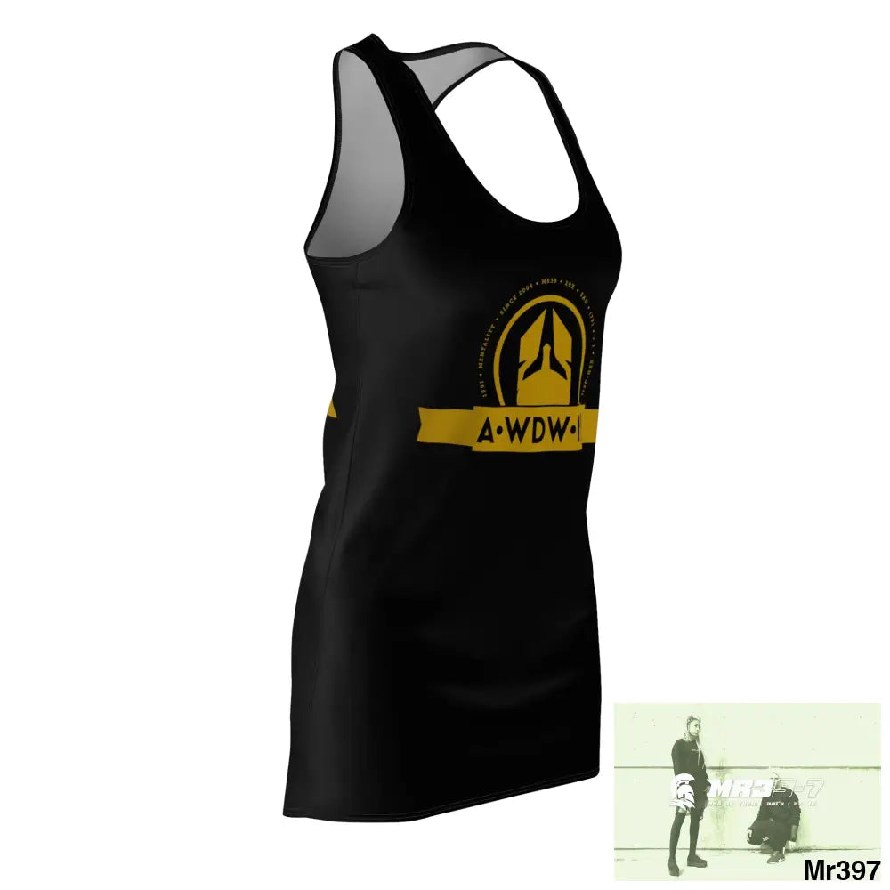 A1- Who Dares Wins ID Women’s Cut & Sew Racerback Dress (AOP) All Over Prints