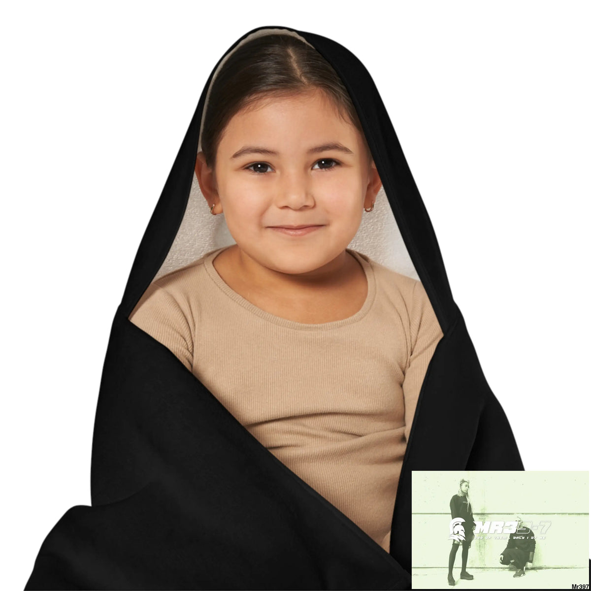 A1 Who Dares Wins ID Youth Hooded Towel 24’’ × 48’’ All Over Prints