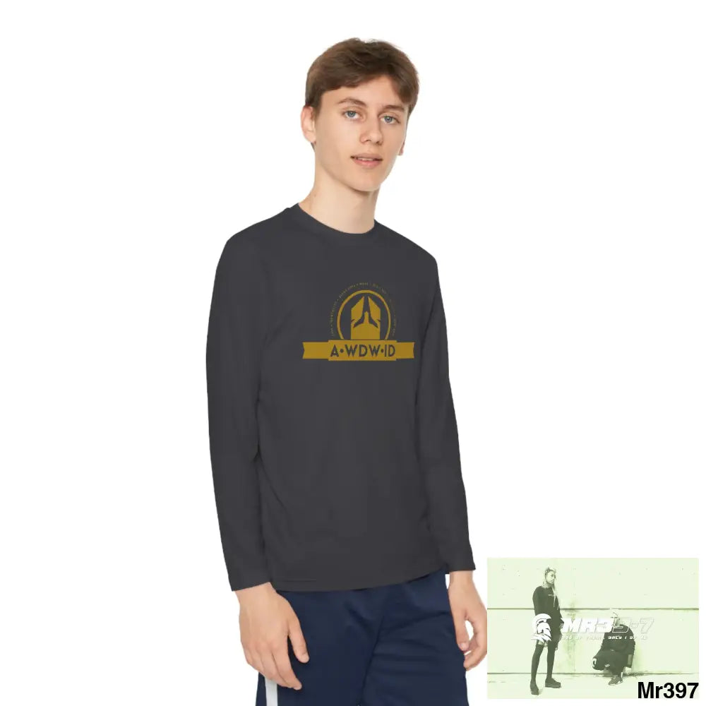 A1 Who Dares Wins ID Youth Long Sleeve Competitor Tee Kids clothes