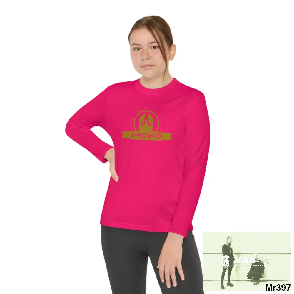 A1 Who Dares Wins ID Youth Long Sleeve Competitor Tee Kids clothes