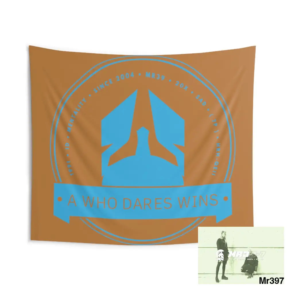 A1 Who Dares Wins Indoor Wall Tapestries 104’’ × 88’’ Home Decor