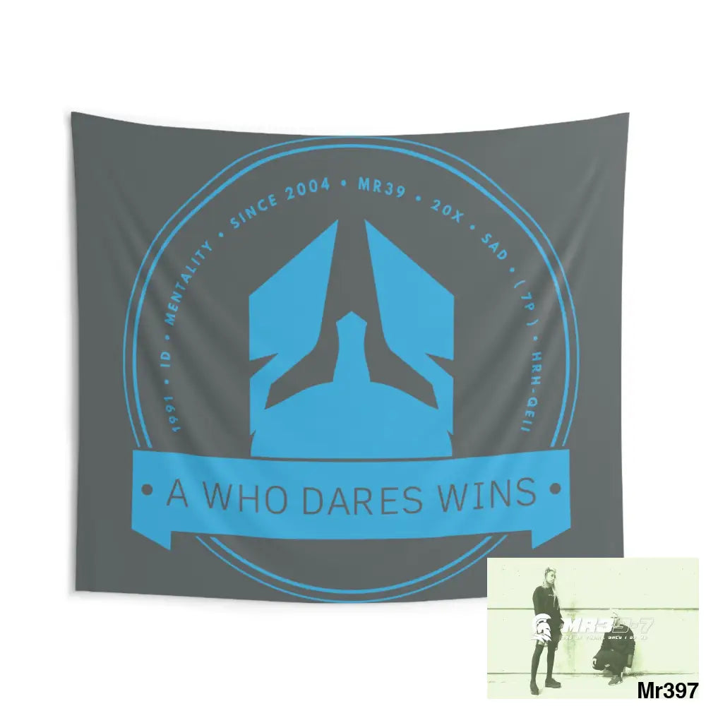A1 Who Dares Wins Indoor Wall Tapestries 104’’ × 88’’ Home Decor