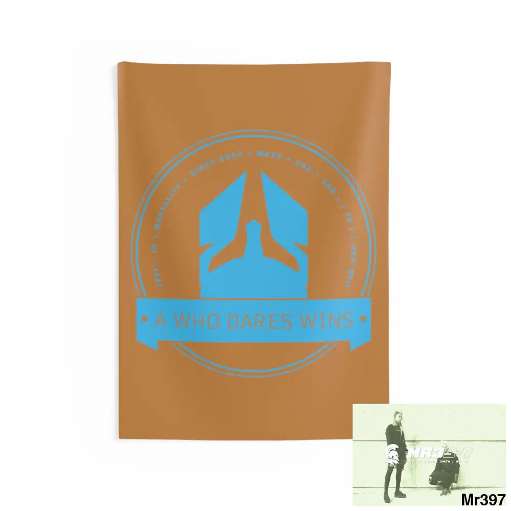 A1 Who Dares Wins Indoor Wall Tapestries 26’’ × 36’’ Home Decor