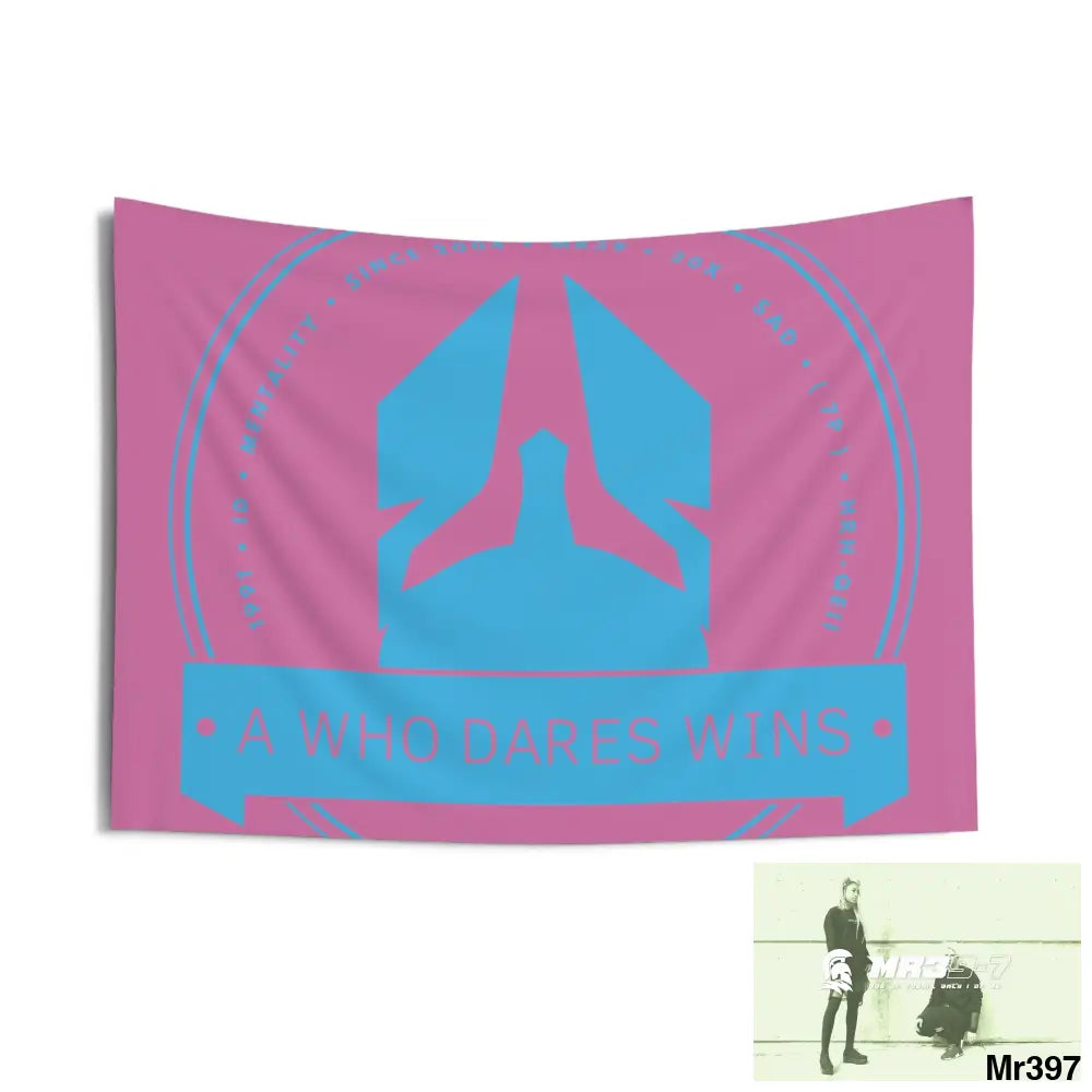 A1 Who Dares Wins Indoor Wall Tapestries 36’’ × 26’’ Home Decor