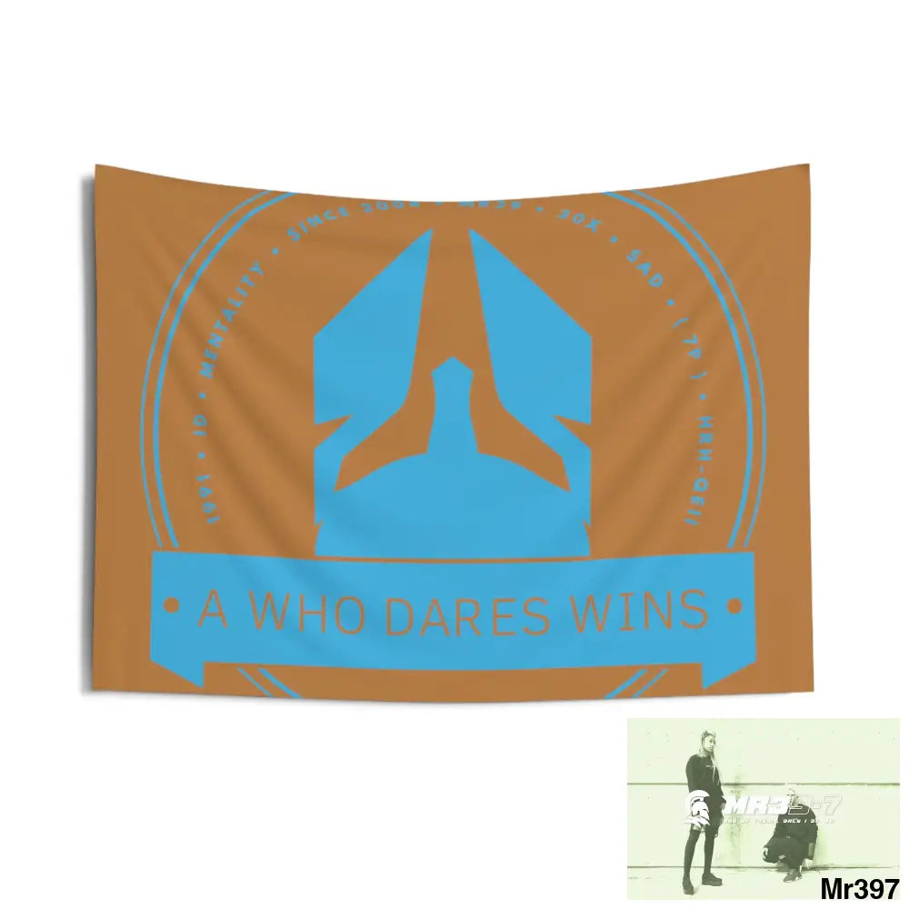 A1 Who Dares Wins Indoor Wall Tapestries 36’’ × 26’’ Home Decor