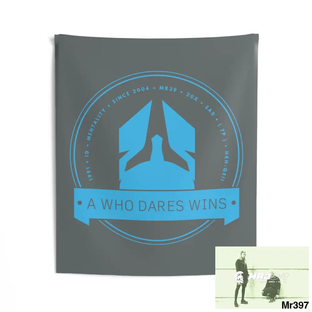 A1 Who Dares Wins Indoor Wall Tapestries 50’’ × 60’’ Home Decor