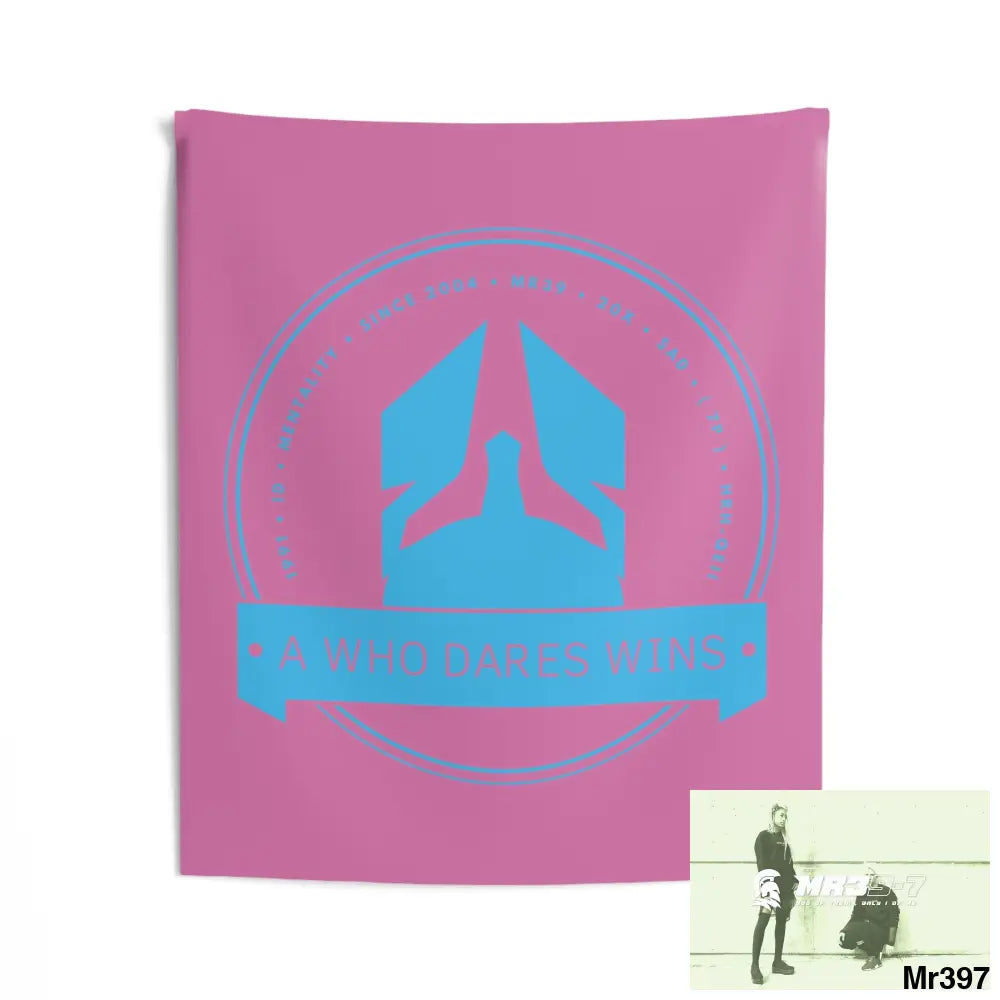 A1 Who Dares Wins Indoor Wall Tapestries 50’’ × 60’’ Home Decor