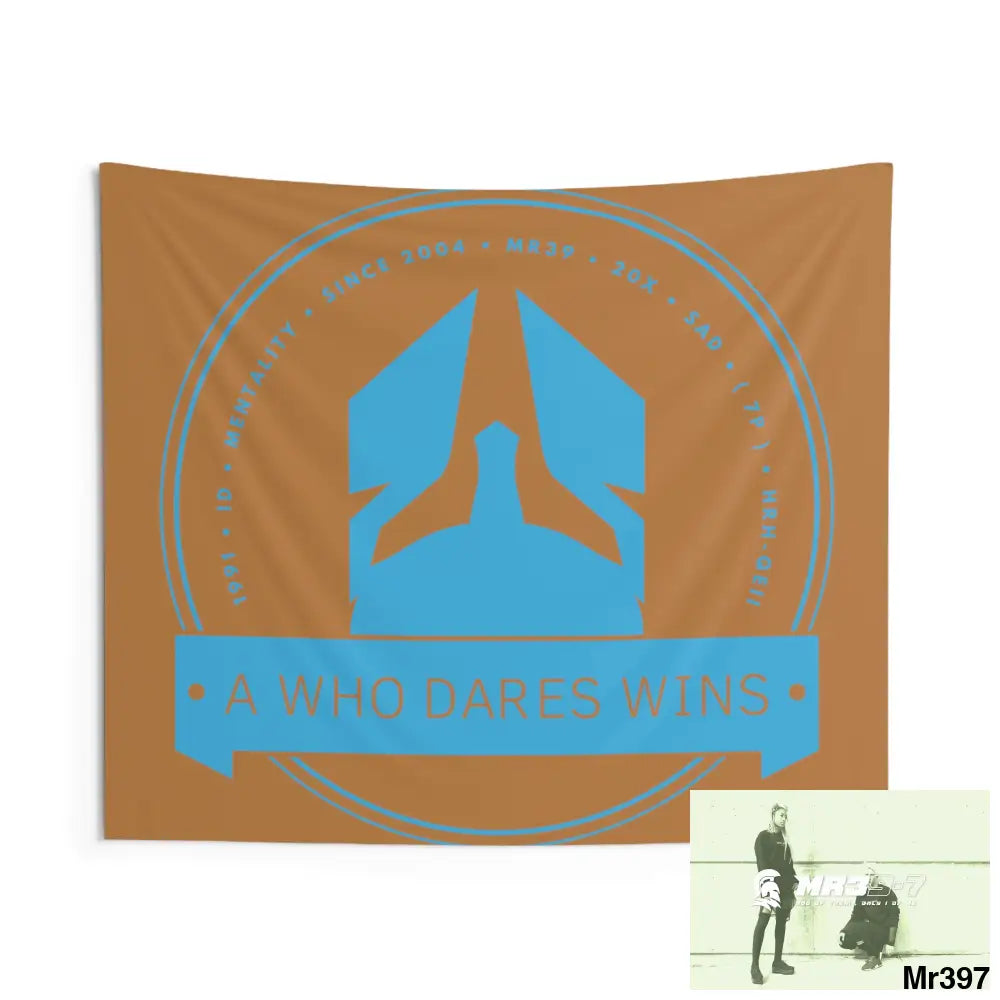 A1 Who Dares Wins Indoor Wall Tapestries 60’’ × 50’’ Home Decor