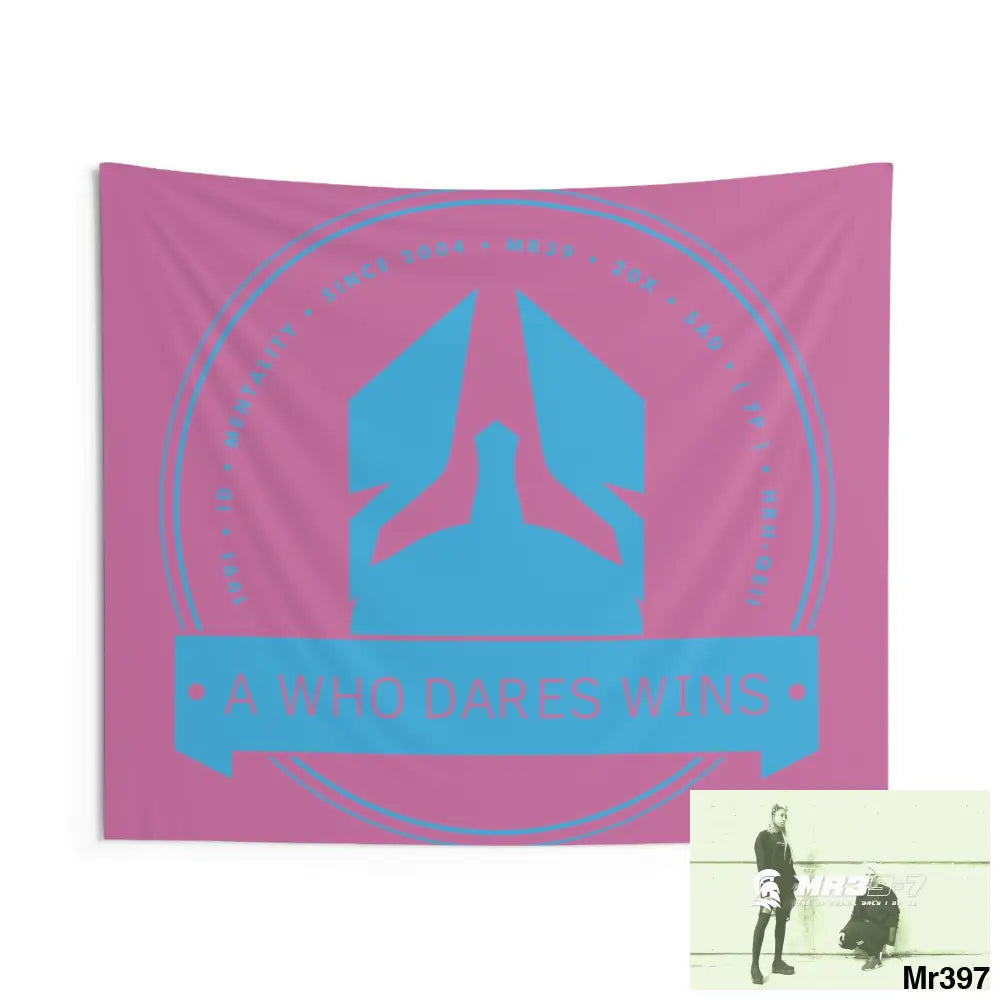 A1 Who Dares Wins Indoor Wall Tapestries 60’’ × 50’’ Home Decor