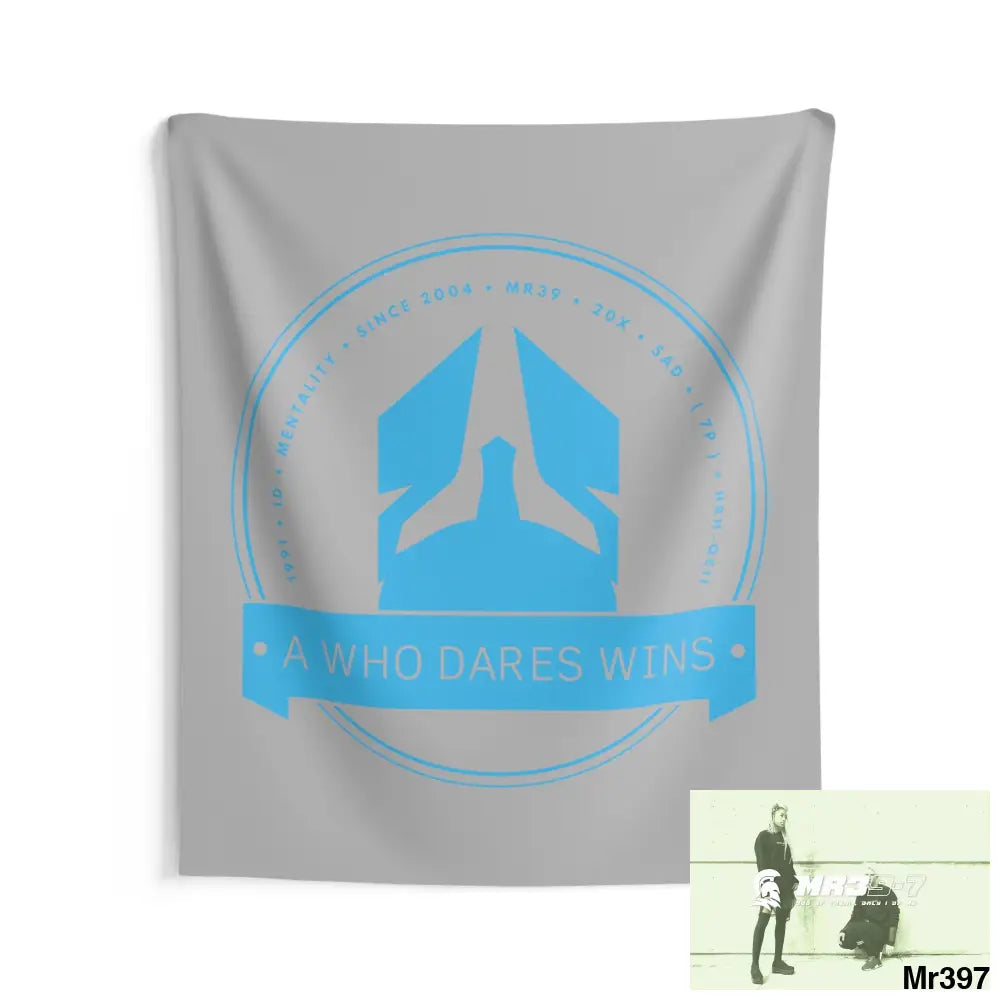 A1 Who Dares Wins Indoor Wall Tapestries 68’’ × 80’’ Home Decor