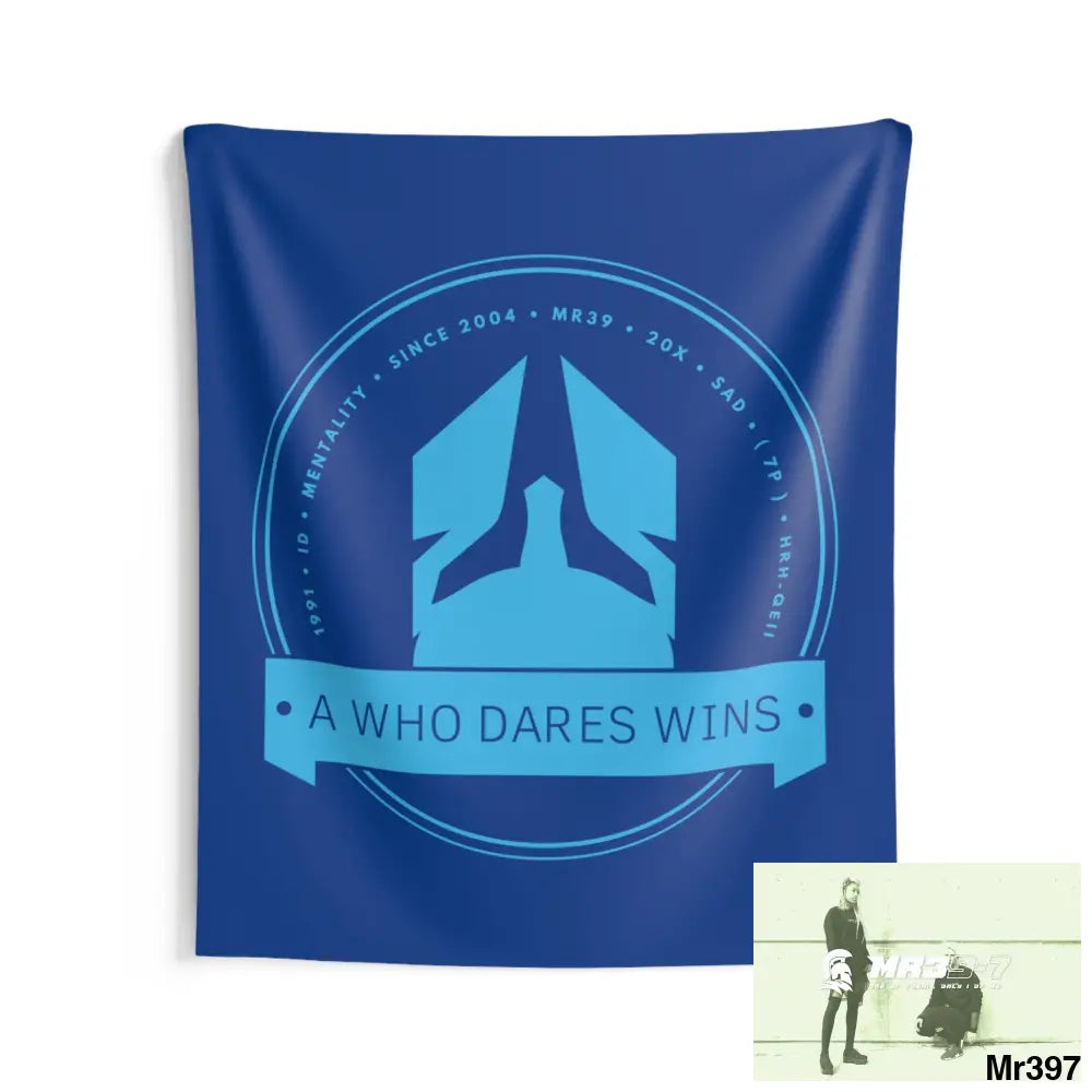 A1 Who Dares Wins Indoor Wall Tapestries 68’’ × 80’’ Home Decor