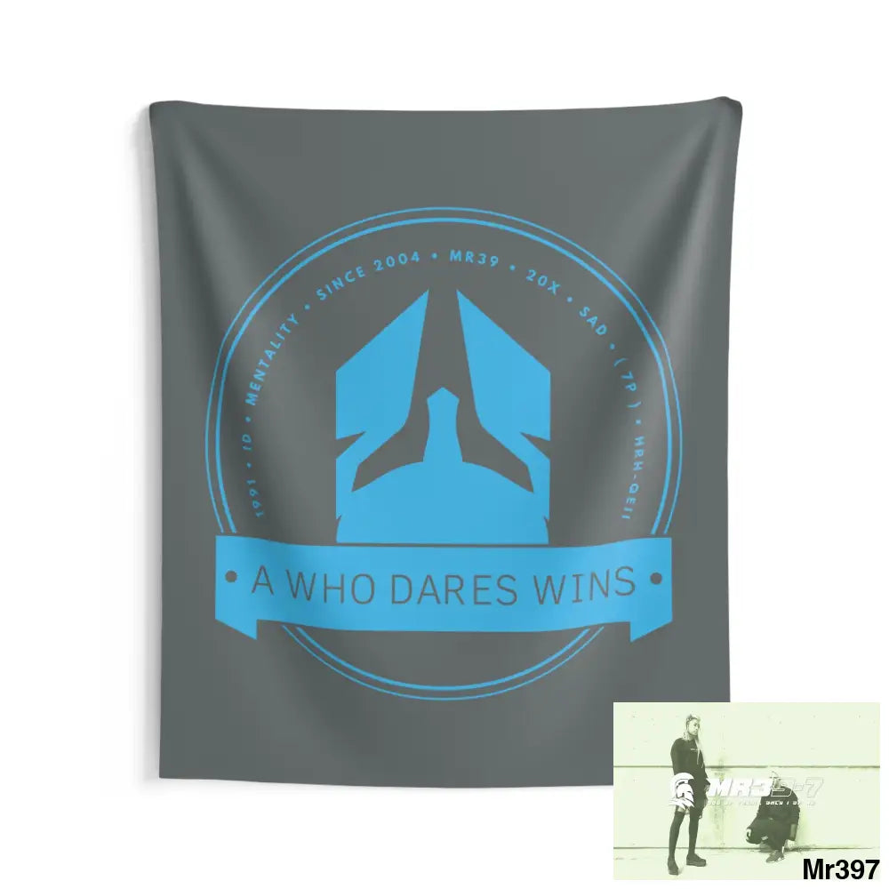 A1 Who Dares Wins Indoor Wall Tapestries 68’’ × 80’’ Home Decor