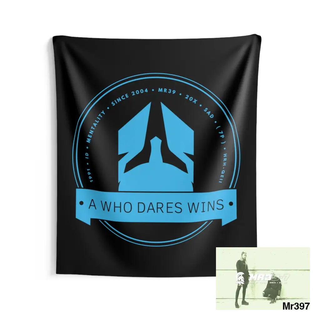 A1 Who Dares Wins Indoor Wall Tapestries 68’’ × 80’’ Home Decor