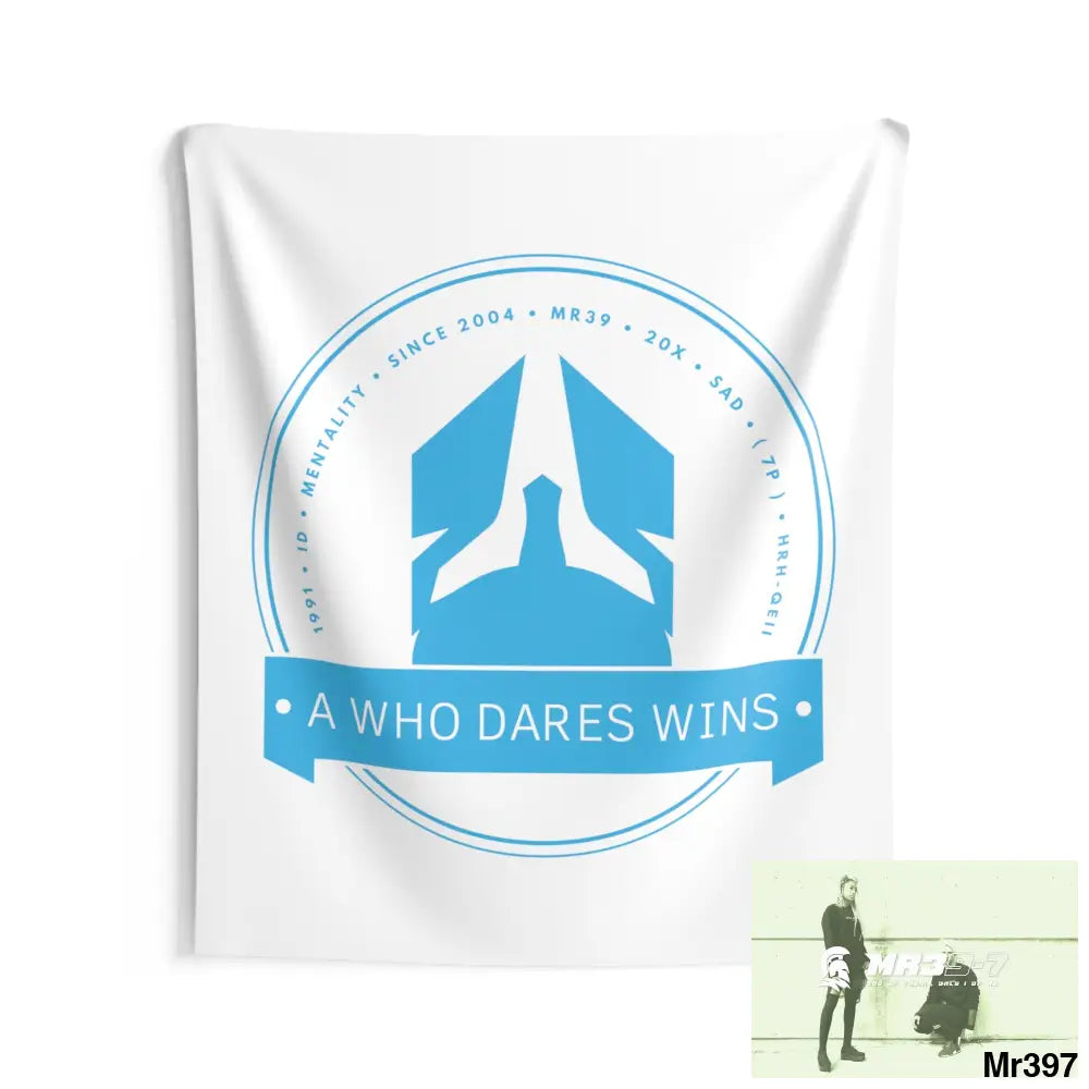 A1 Who Dares Wins Indoor Wall Tapestries 68’’ × 80’’ Home Decor