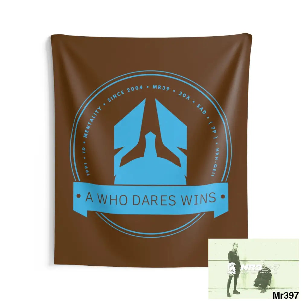 A1 Who Dares Wins Indoor Wall Tapestries 68’’ × 80’’ Home Decor