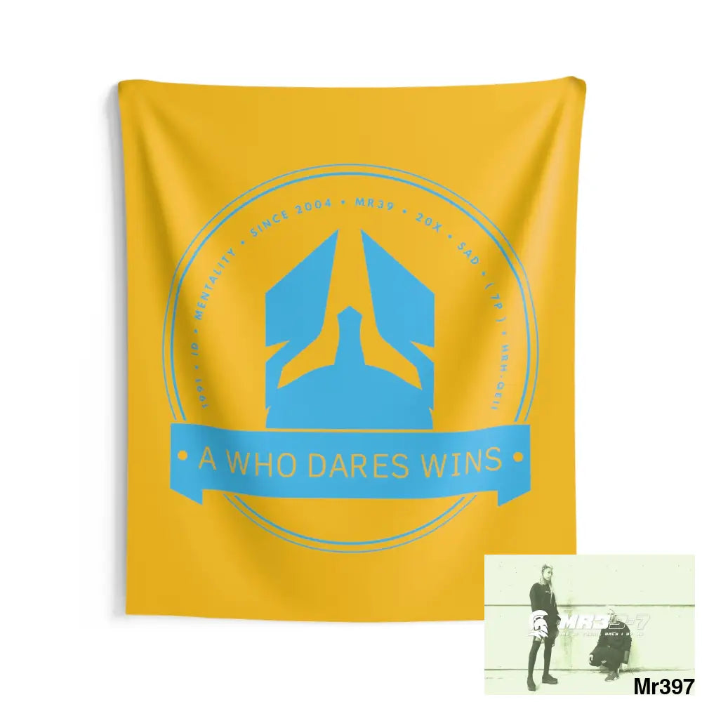 A1 Who Dares Wins Indoor Wall Tapestries 68’’ × 80’’ Home Decor
