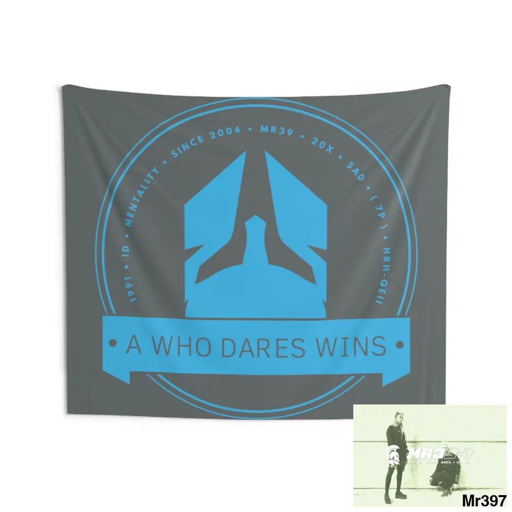 A1 Who Dares Wins Indoor Wall Tapestries 80’’ × 68’’ Home Decor