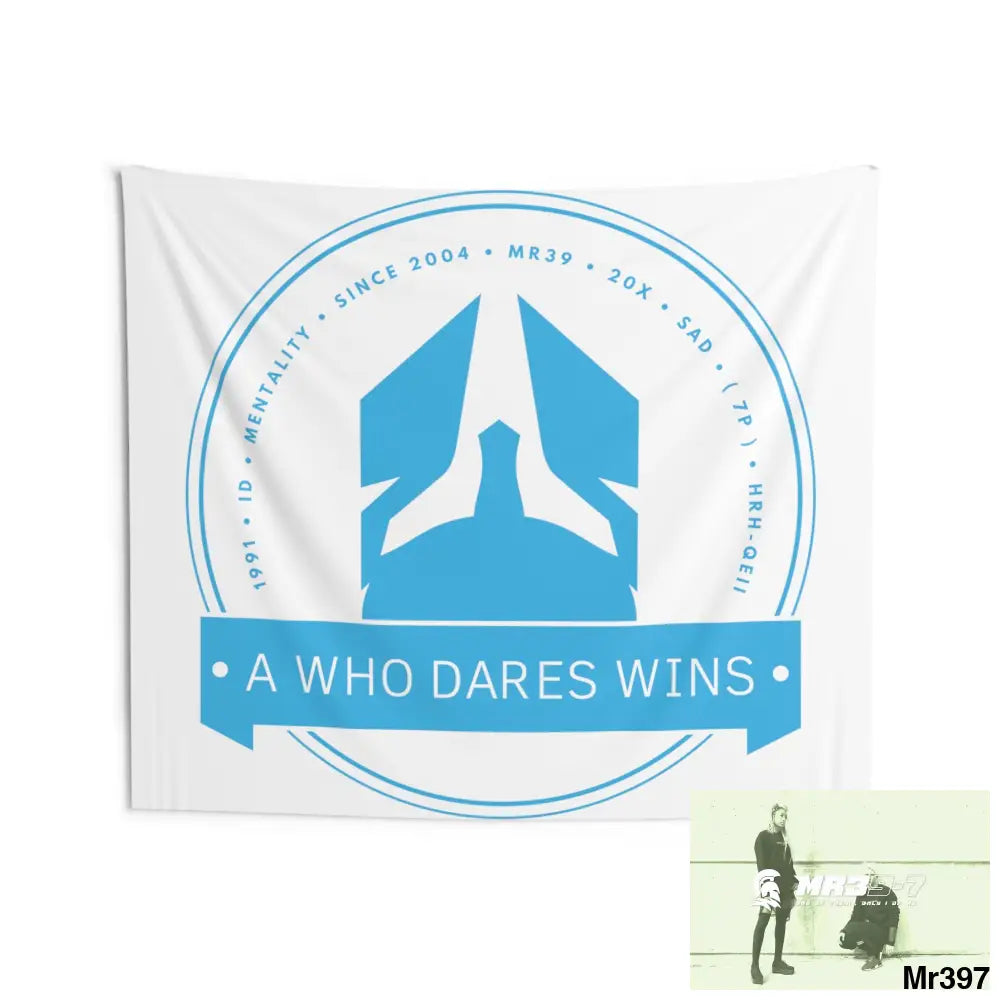 A1 Who Dares Wins Indoor Wall Tapestries 80’’ × 68’’ Home Decor