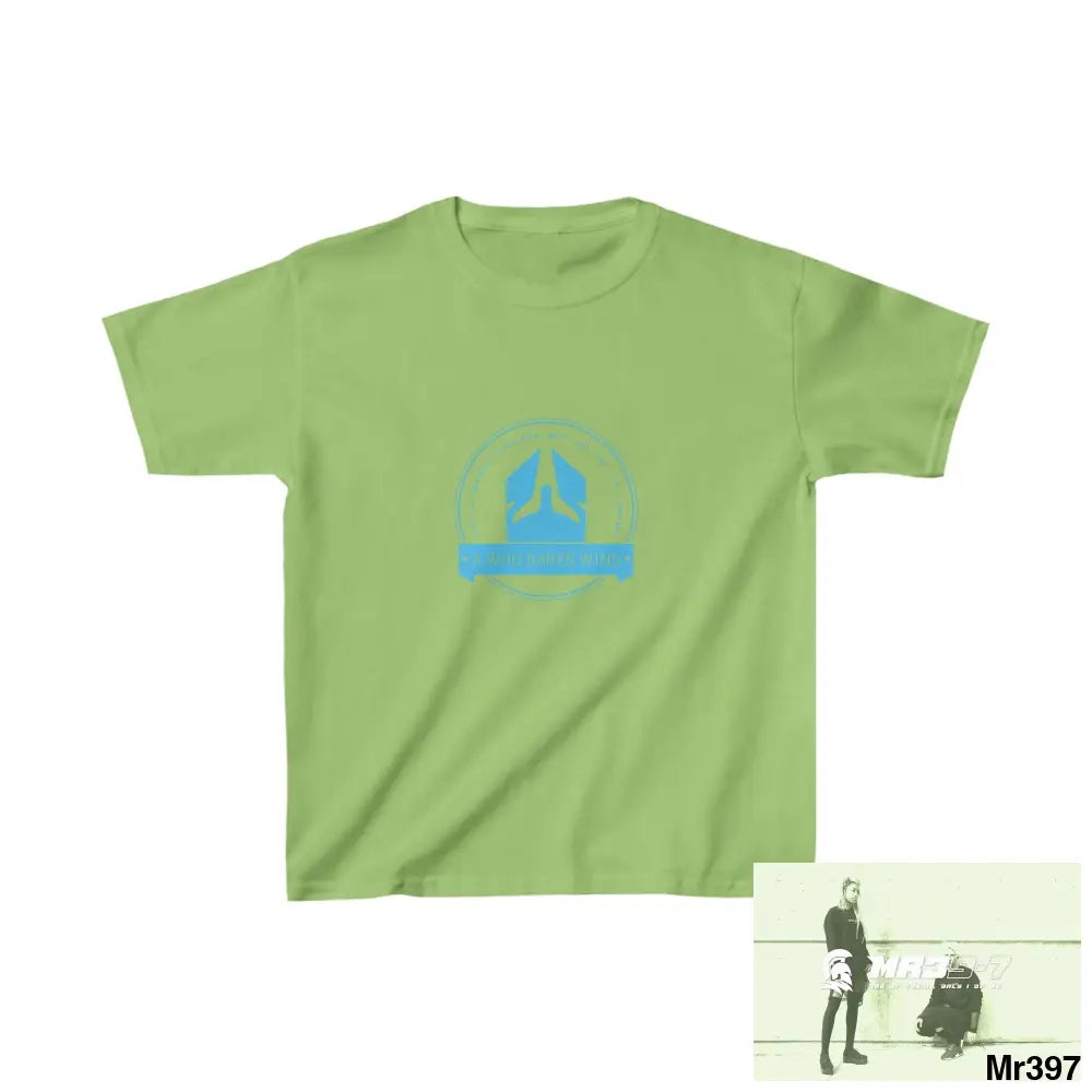 A1- Who Dares Wins - Kids Heavy Cotton™ Tee XS / Lime Kids clothes