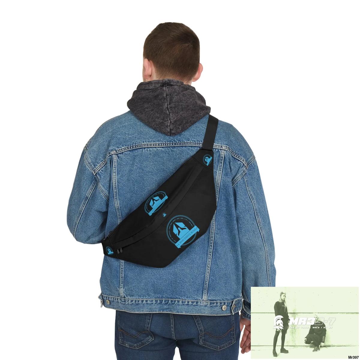 A1- Who Dares Wins Large Fanny Pack 8’’ × 9’’ × 4’’ Bags