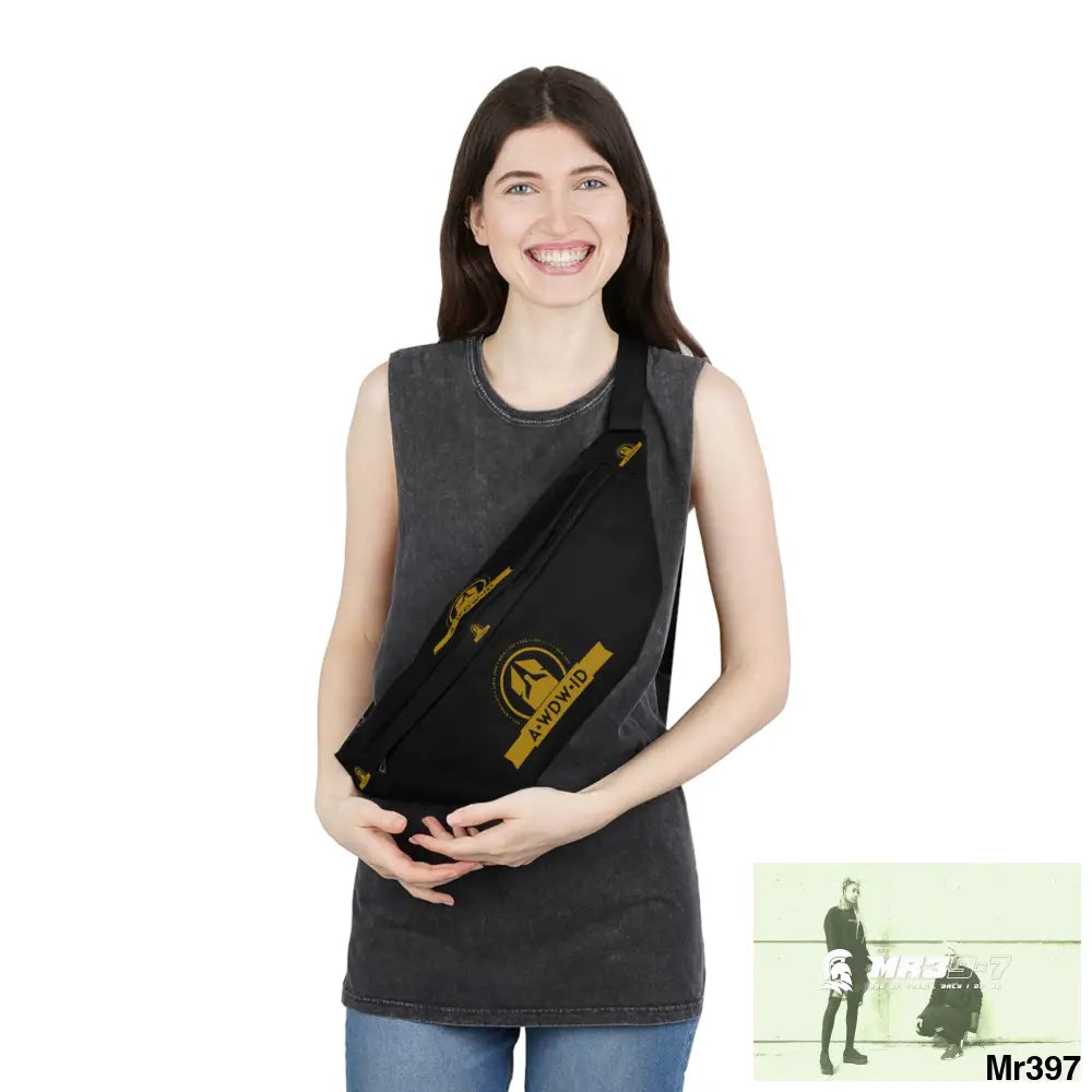 A1- Who Dares Wins Large Fanny Pack 8’’ × 9’’ × 4’’ Bags