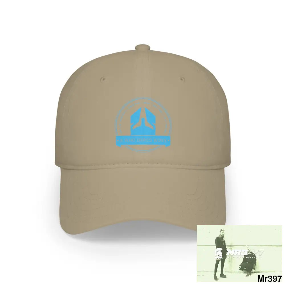 A1-Who Dares Wins Low Profile Baseball Cap Khaki / One size Hats