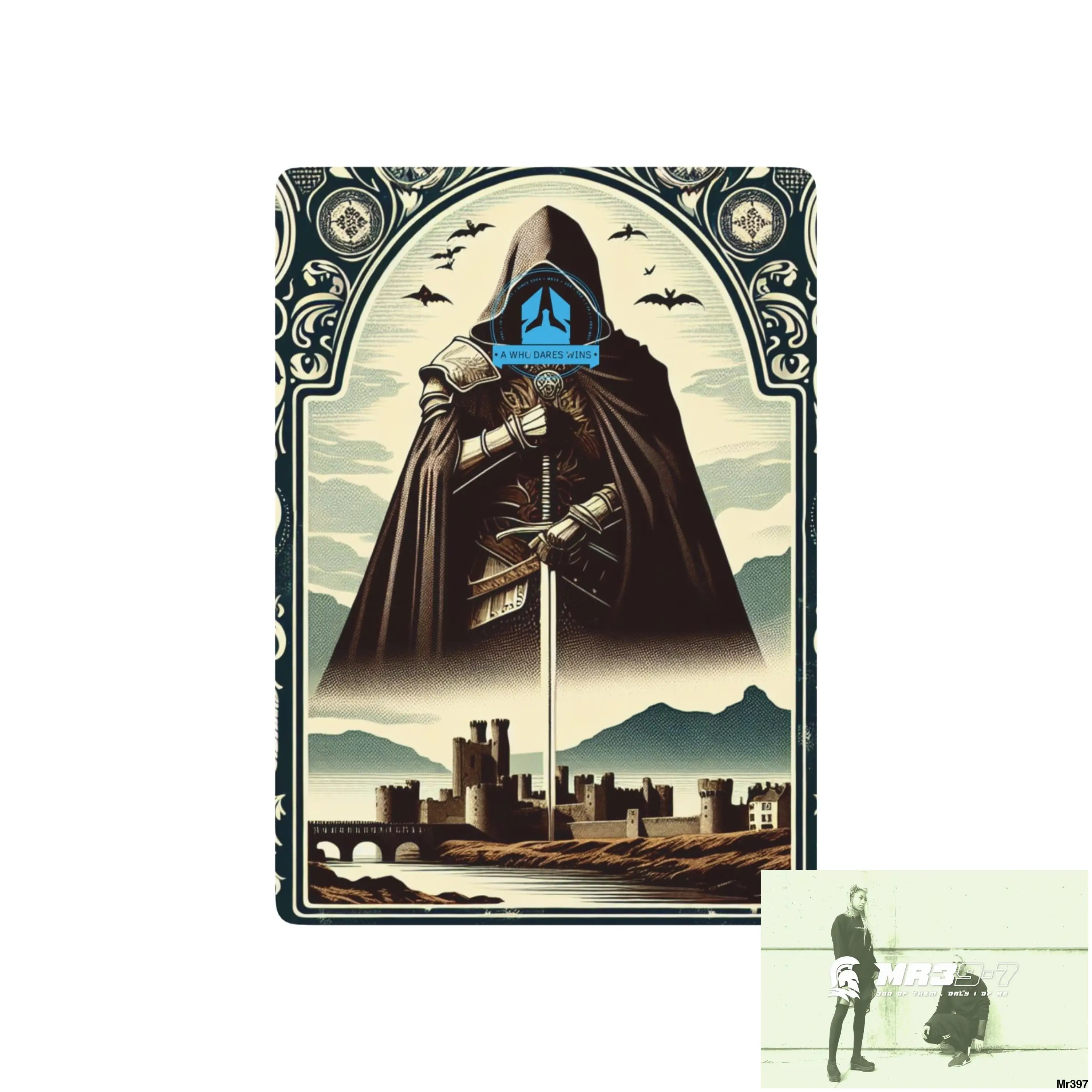A1-Who Dares Wins Ltd AI Gwynedd Vigilante Edition Custom Poker Cards 2.5’’ x 3.5’’ / White / Semi Glossy Paper products