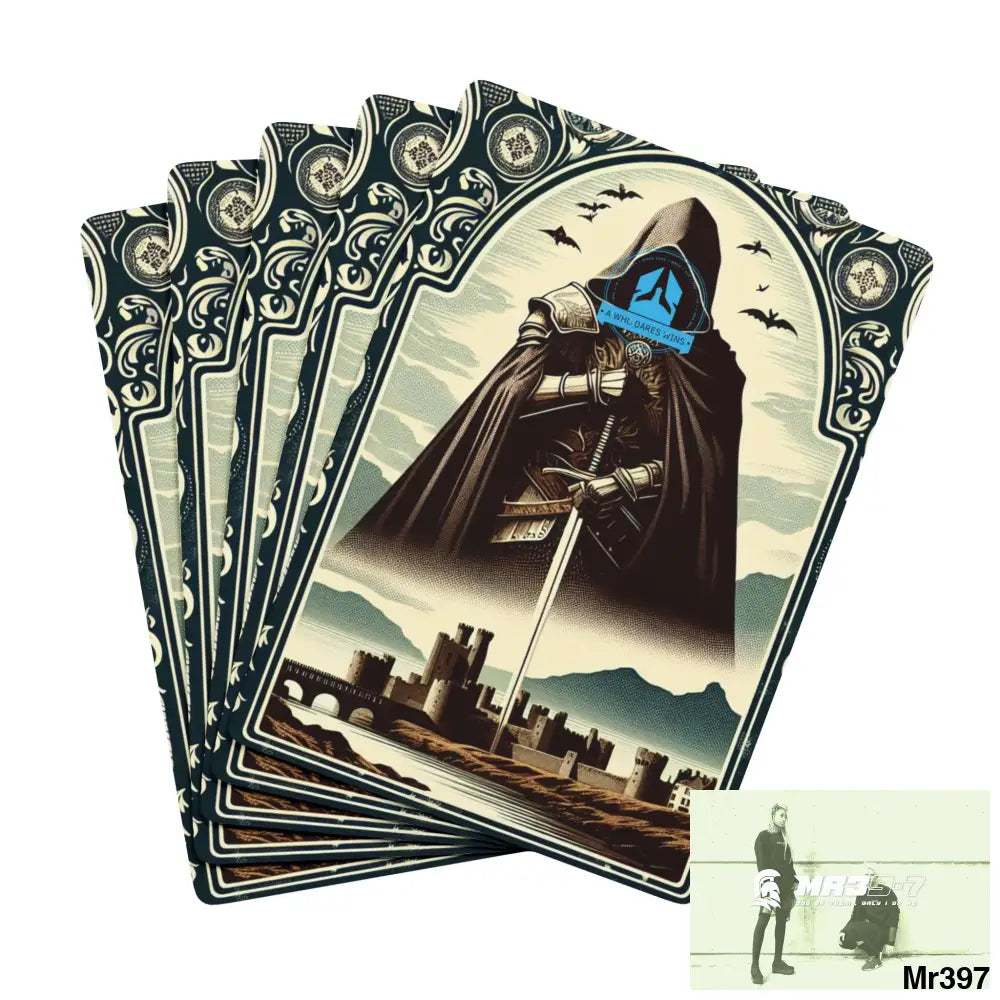 A1-Who Dares Wins Ltd AI Gwynedd Vigilante Edition Custom Poker Cards 2.5’’ x 3.5’’ / White / Semi Glossy Paper products