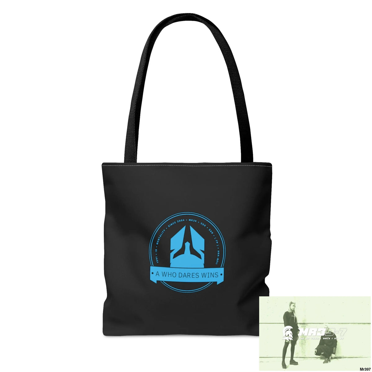A1-Who Dares Wins Melting Headphones Tote Bag (AOP) Bags