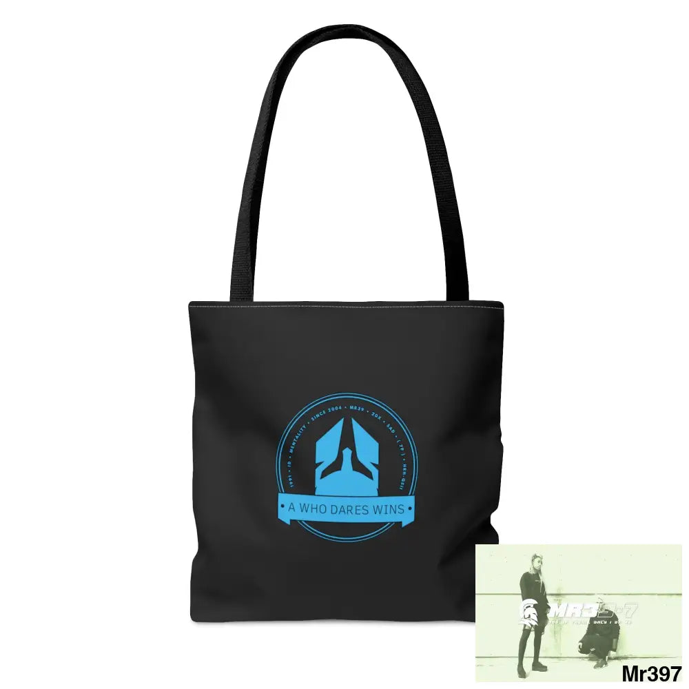 A1-Who Dares Wins Melting Headphones Tote Bag (AOP) Bags