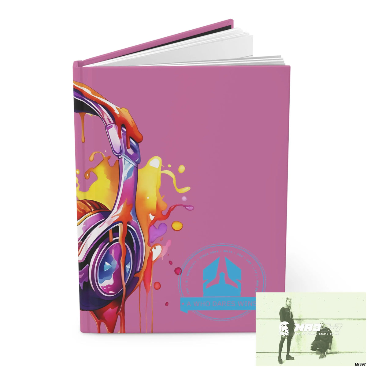 A1-Who Dares Wins Melting Headset Hardcover Journal Matte Journal Paper products