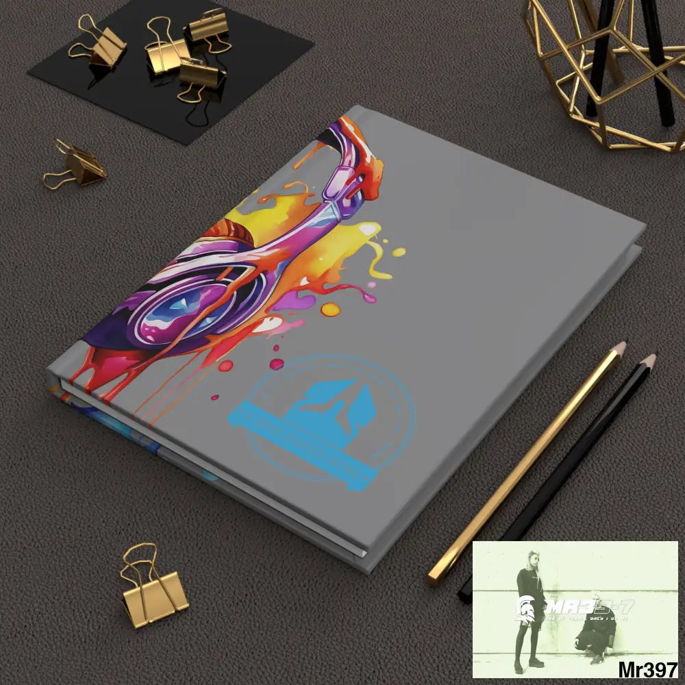 A1-Who Dares Wins Melting Headset Hardcover Journal Matte Journal Paper products