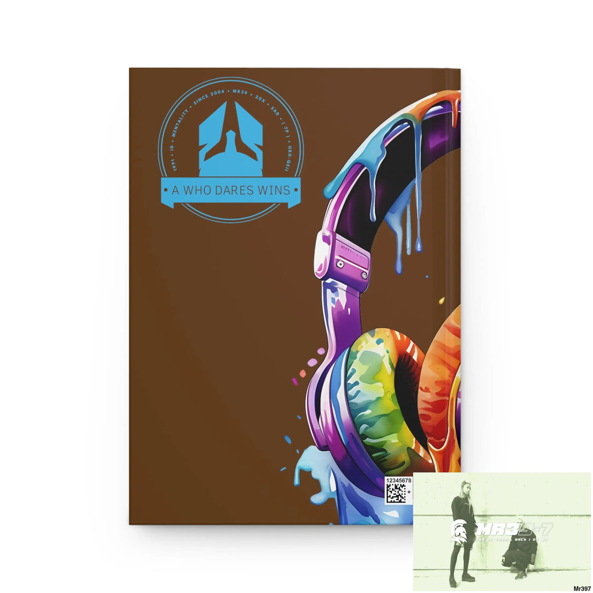 A1-Who Dares Wins Melting Headset Hardcover Journal Matte Journal Paper products