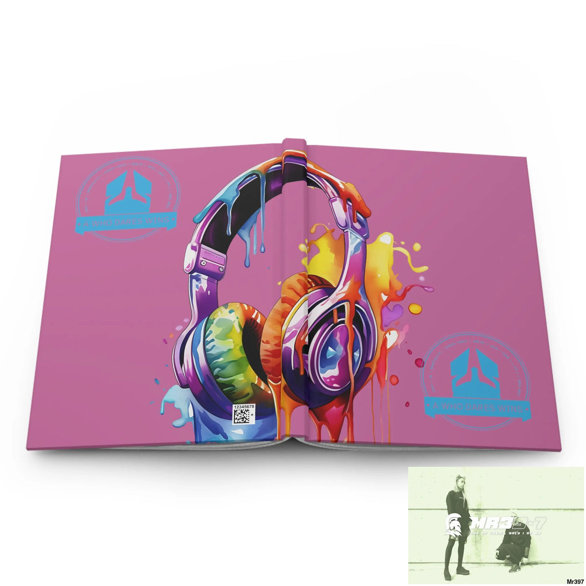 A1-Who Dares Wins Melting Headset Hardcover Journal Matte Journal Paper products