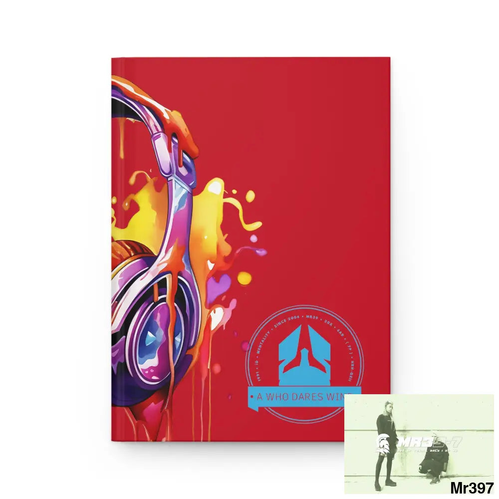 A1-Who Dares Wins Melting Headset Hardcover Journal Matte Journal Paper products