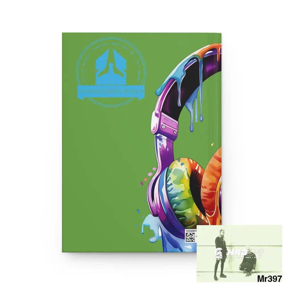 A1-Who Dares Wins Melting Headset Hardcover Journal Matte Journal Paper products