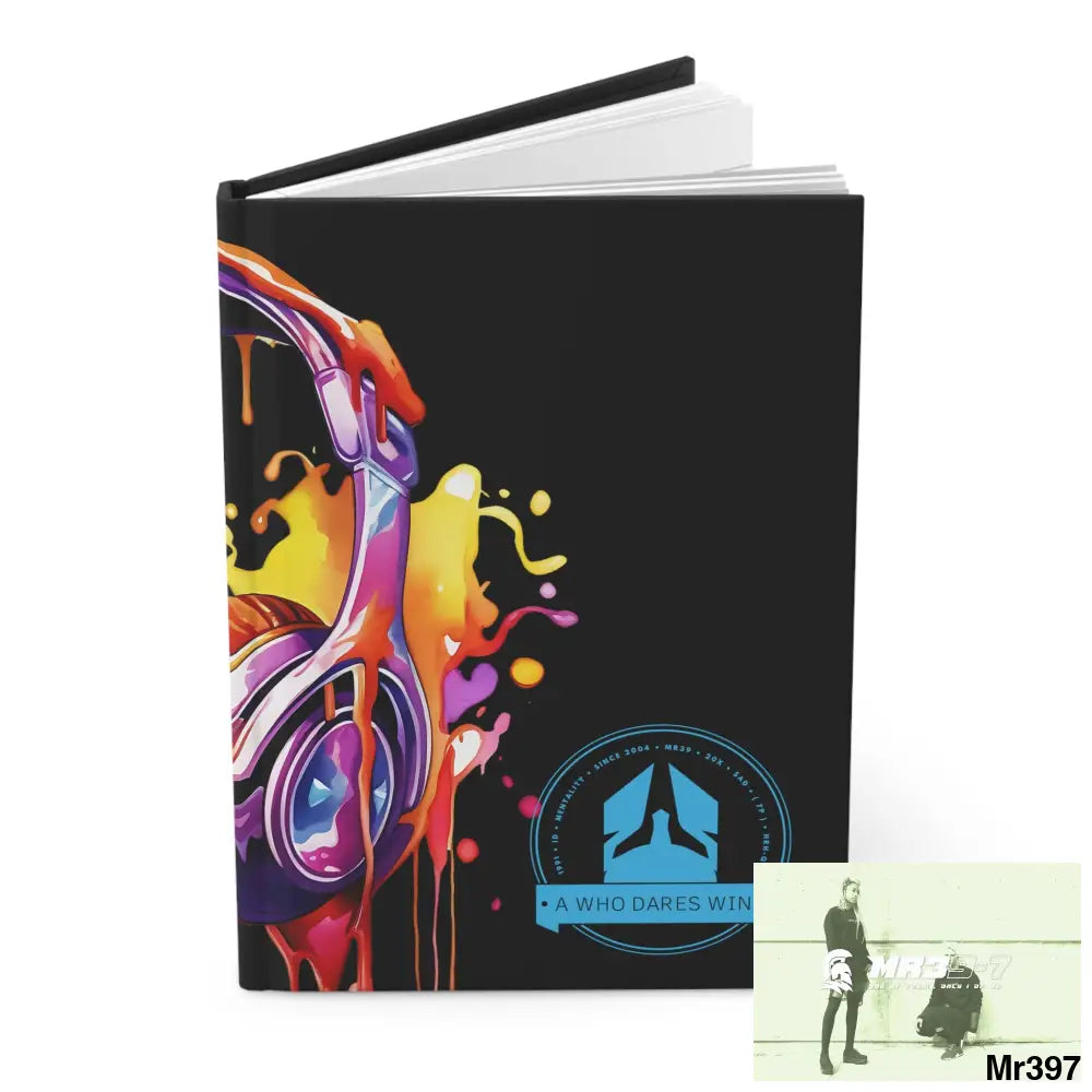 A1-Who Dares Wins Melting Headset Hardcover Journal Matte Journal Paper products