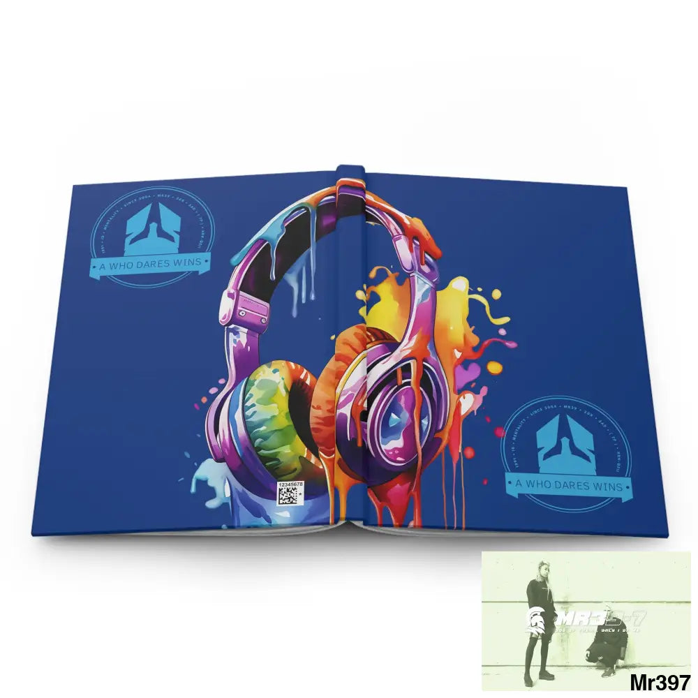 A1-Who Dares Wins Melting Headset Hardcover Journal Matte Journal Paper products