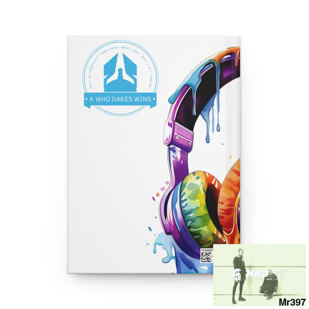 A1-Who Dares Wins Melting Headset Hardcover Journal Matte Journal Paper products