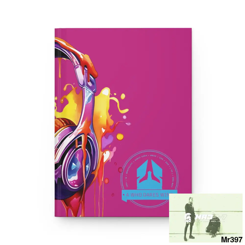 A1-Who Dares Wins Melting Headset Hardcover Journal Matte Journal Paper products