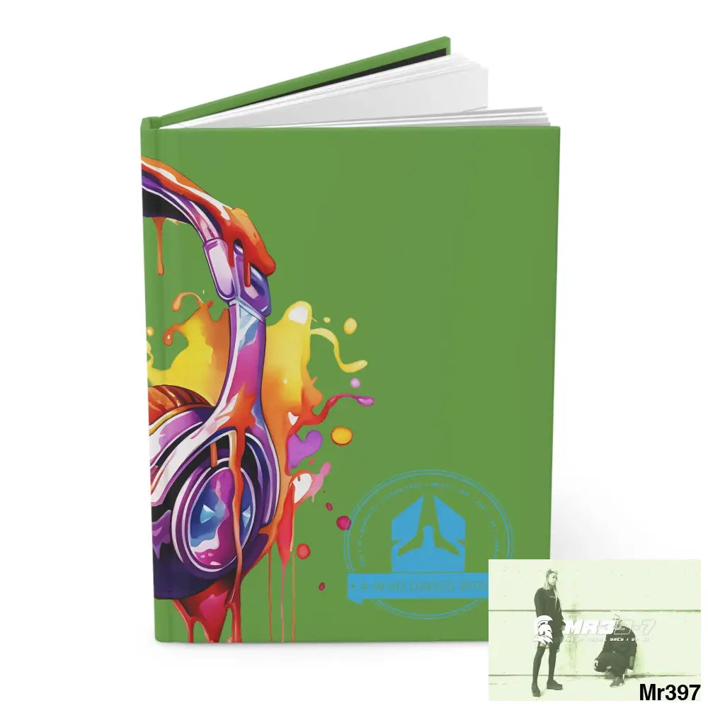 A1-Who Dares Wins Melting Headset Hardcover Journal Matte Journal Paper products
