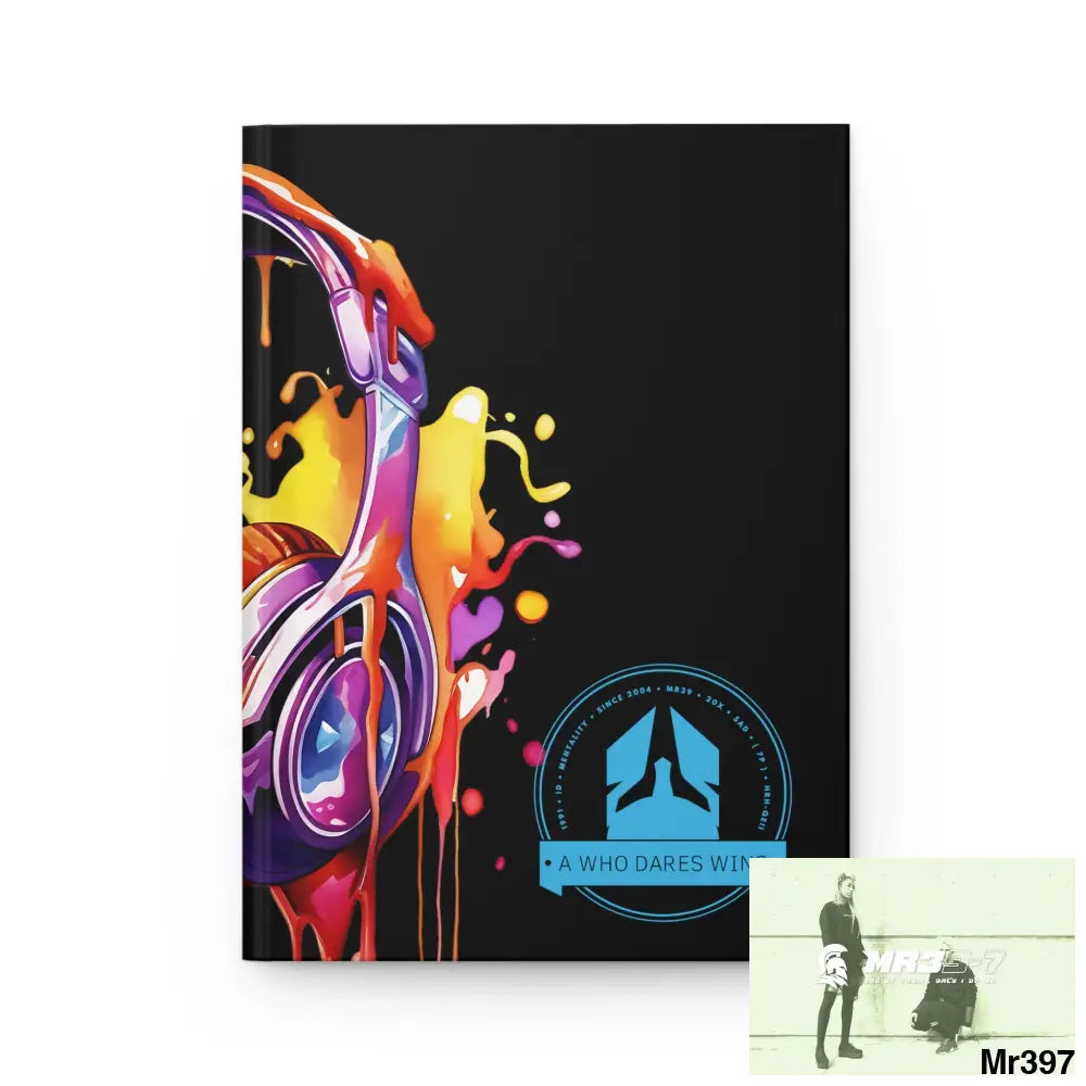 A1-Who Dares Wins Melting Headset Hardcover Journal Matte Journal Paper products