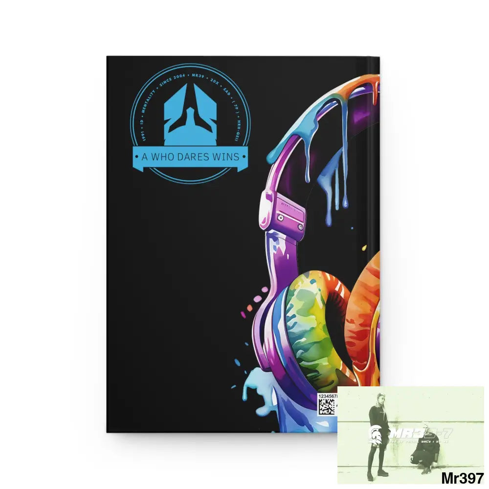 A1-Who Dares Wins Melting Headset Hardcover Journal Matte Journal Paper products