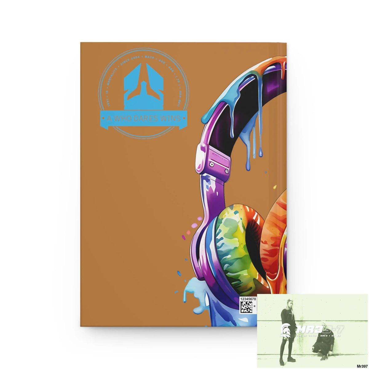 A1-Who Dares Wins Melting Headset Hardcover Journal Matte Journal Paper products