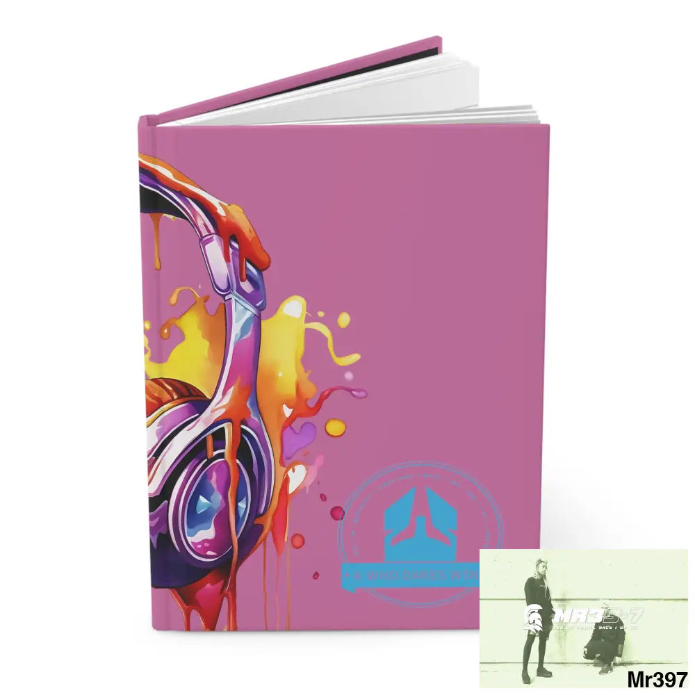 A1-Who Dares Wins Melting Headset Hardcover Journal Matte Journal Paper products