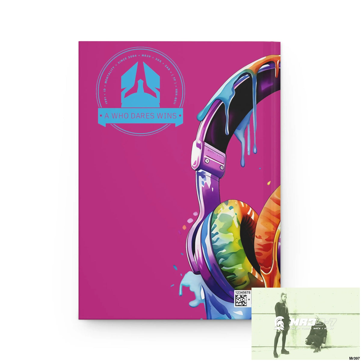 A1-Who Dares Wins Melting Headset Hardcover Journal Matte Journal Paper products