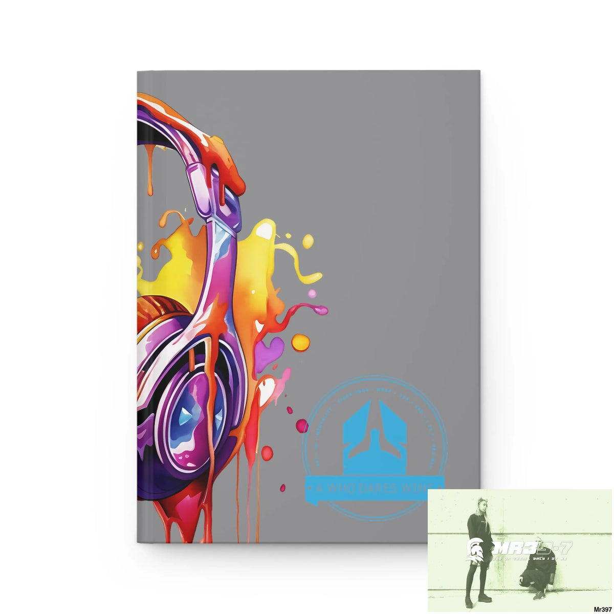 A1-Who Dares Wins Melting Headset Hardcover Journal Matte Journal Paper products